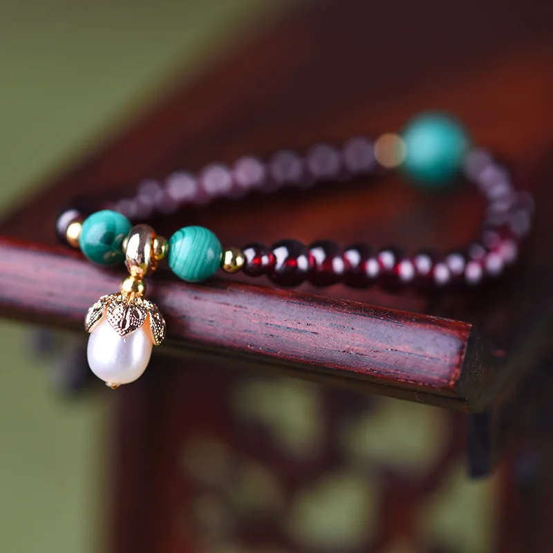 

Wuduo Chinese Homemade Handmade Ethnic Jewelry Ethnic Wear Women Charm Bracelet Bracelet Women Gold Bracelet Crystal Bracelet