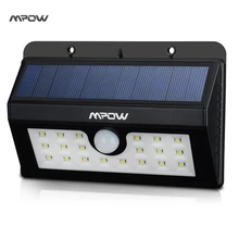 Mpow MSL7 Super Bright Solar Light 20 LED Security Motion Sensor Weatherproof Light with Three Intelligent Modes for Outdoor