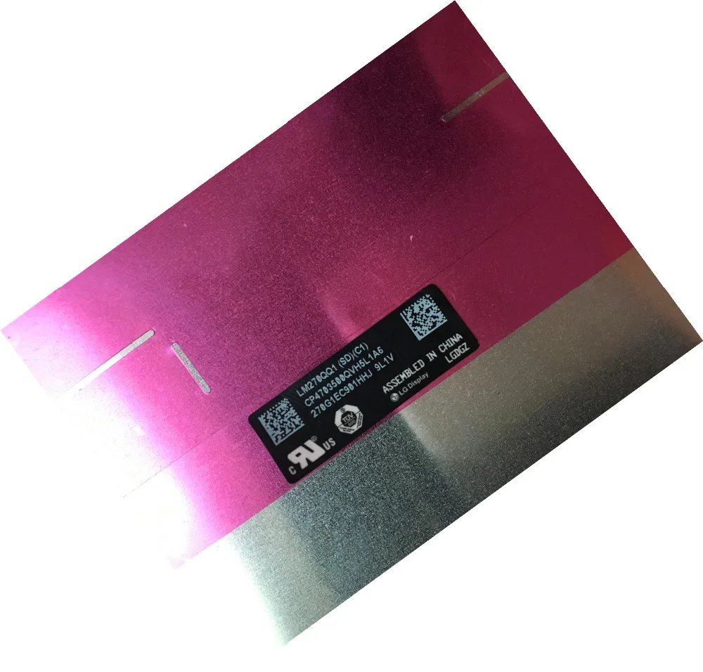 Отправка из CAN ЖК экрана панели для Apple Imac 27 дюймов A1419 late 2017 LM270QQ1 SDC1 retina 5K