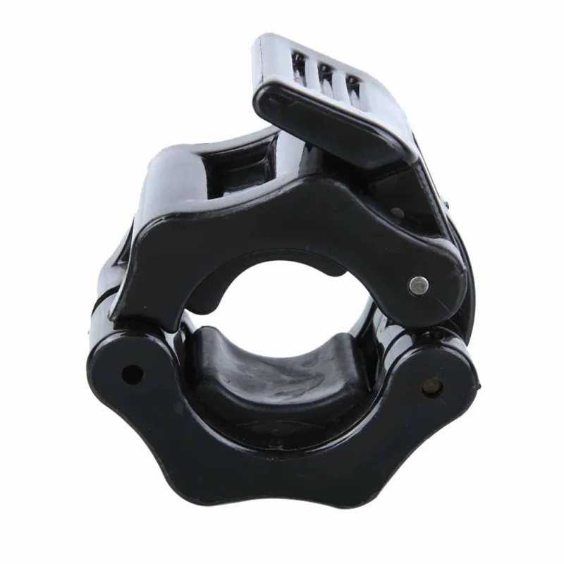 1 Pair 25mm Barbell Collar Lock Dumbell Clips Clamp Weight lifting Bar Comfortable Dumbbell Fitness Body Building Clips Lock Jaw