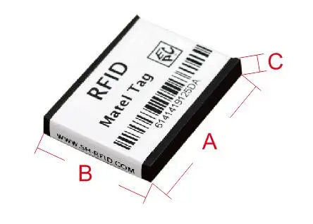 10 шт./упак. металла uhf rfid тег 512 бит 860-960 мГц 915 мГц Пассивные RFID Анти металлический лейбл склад логистика инвентаризации Управление