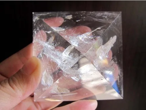 

Clear Quartz Natural crystal pyramid Carving 270g