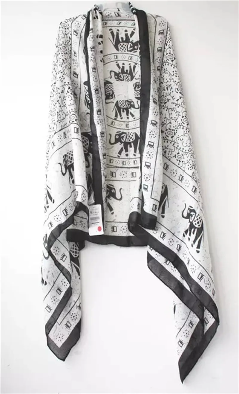 DOUBLA 2017 Fashion Womens Cute Elephants Printed Double Sided Spring Scarves Ladies Girls Cotton Shawl Ethnic Style Wraps 10 DOUBLA 2017 Fashion Womens Cute Elephants Printed Double Sided Spring Scarves Ladies Girls Cotton Shawl Ethnic Style Wraps 10