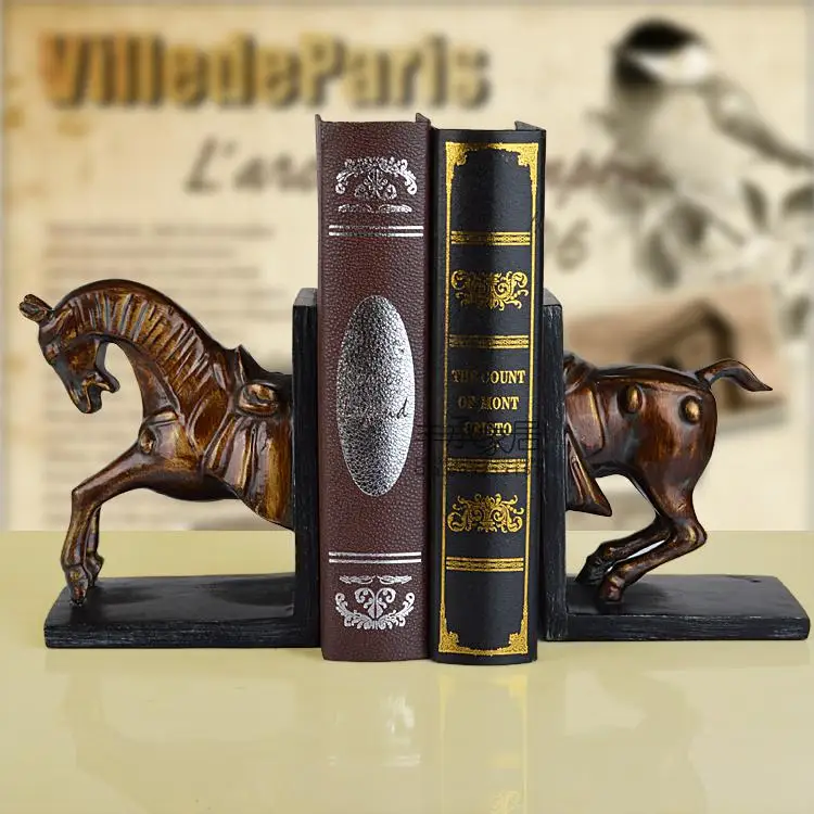 Американская модная винтажная деревенская книжка набор книжных концов