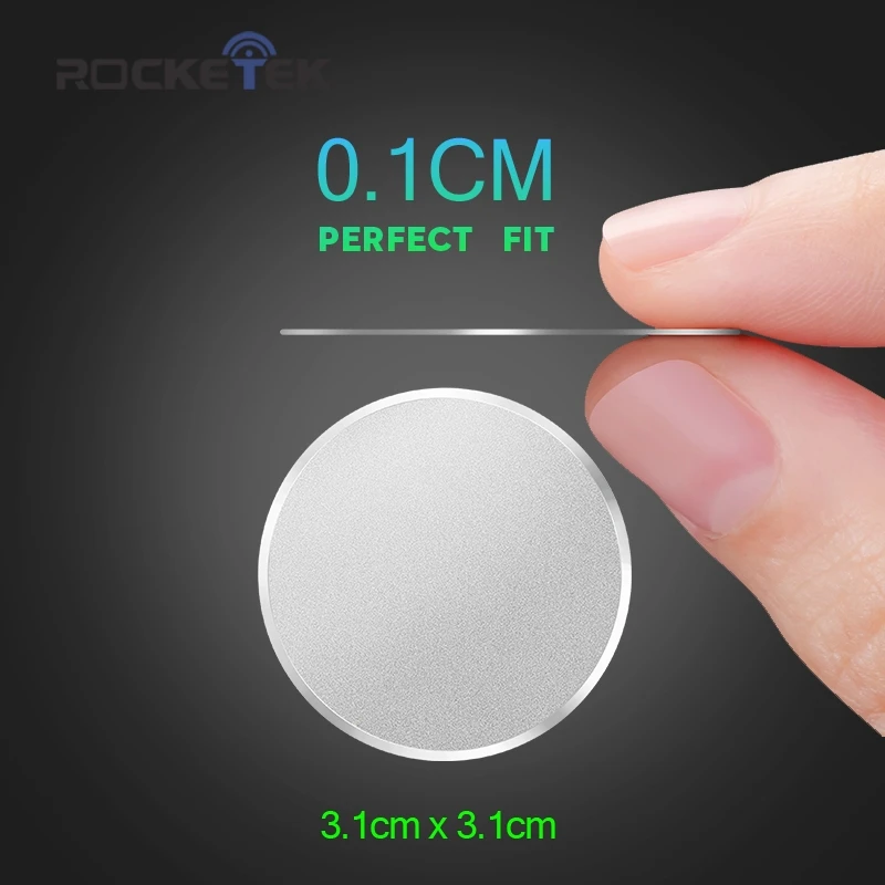 

Rocketek Aluminum alloy magnetic Car Phone Holder Super magnet accessories Iron Sheets For Magnet Phone Bracket iron Sheets