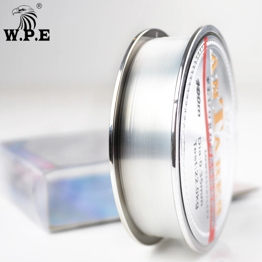 W.P.E العلامة التجارية جديد ANTEROS خيط صنارة الصيد 0.20 مللي متر-0.60 مللي متر فلوريد خيط صنارة الصيد 100 m 10 كجم-41 كجم الكربون الألياف ل الكارب الصيد