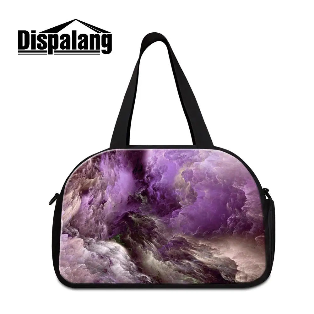 Крутые дорожные сумки для мужчин galaxy pattern duffle Сумки для спортивной tote duffle сумка для девочек плечо большие дорожные сумки онлайн - Цвет: Прозрачный