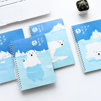 

1pcs Student Simple Small fresh B5 Turn the coil The 16 Horizontal line Inside page Office notebook Korea Creative Notepad