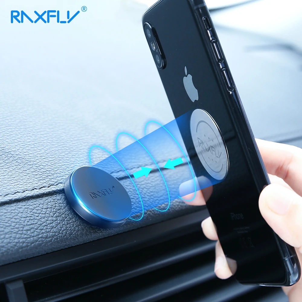 Магнитный держатель RAXFLY для телефона в автомобиле магнитный держатель для iPhone XS Max мобильный телефон автомобильный настенный держатель подставка поддержка для samsung держатель для телефона магнит для телефона