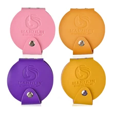 Ногтей прозрачный альбом для фотографий из искусственной кожи 24 слота дизайн ногтей мешок для тиснения держатель для форм чехол альбом для хранения круглых Stamper