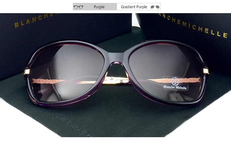 Новые модные солнцезащитные очки женские поляризованные UV400 градиентные линзы солнцезащитные очки для женщин винтажные очки de sol mujer с коробкой