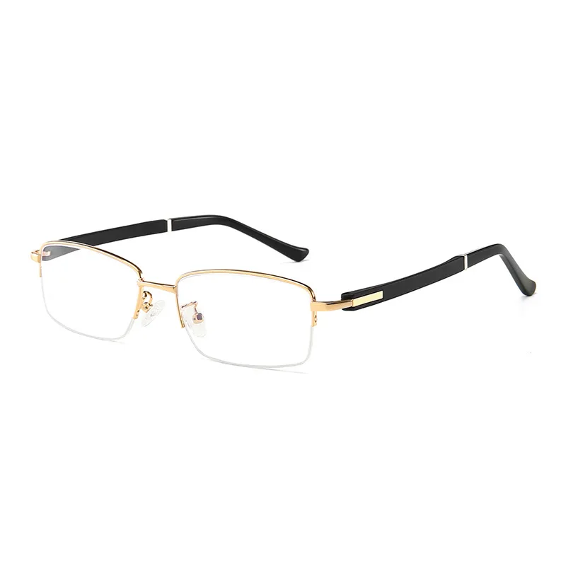 Rezept Rahmen Objektiv Semi Glasse brown Oculos Opticas Brillen rahmen Montage Gafas Licht Gläser Tr90 gray De blau Schwarzes Lentes Anti gold aq0pBaZr