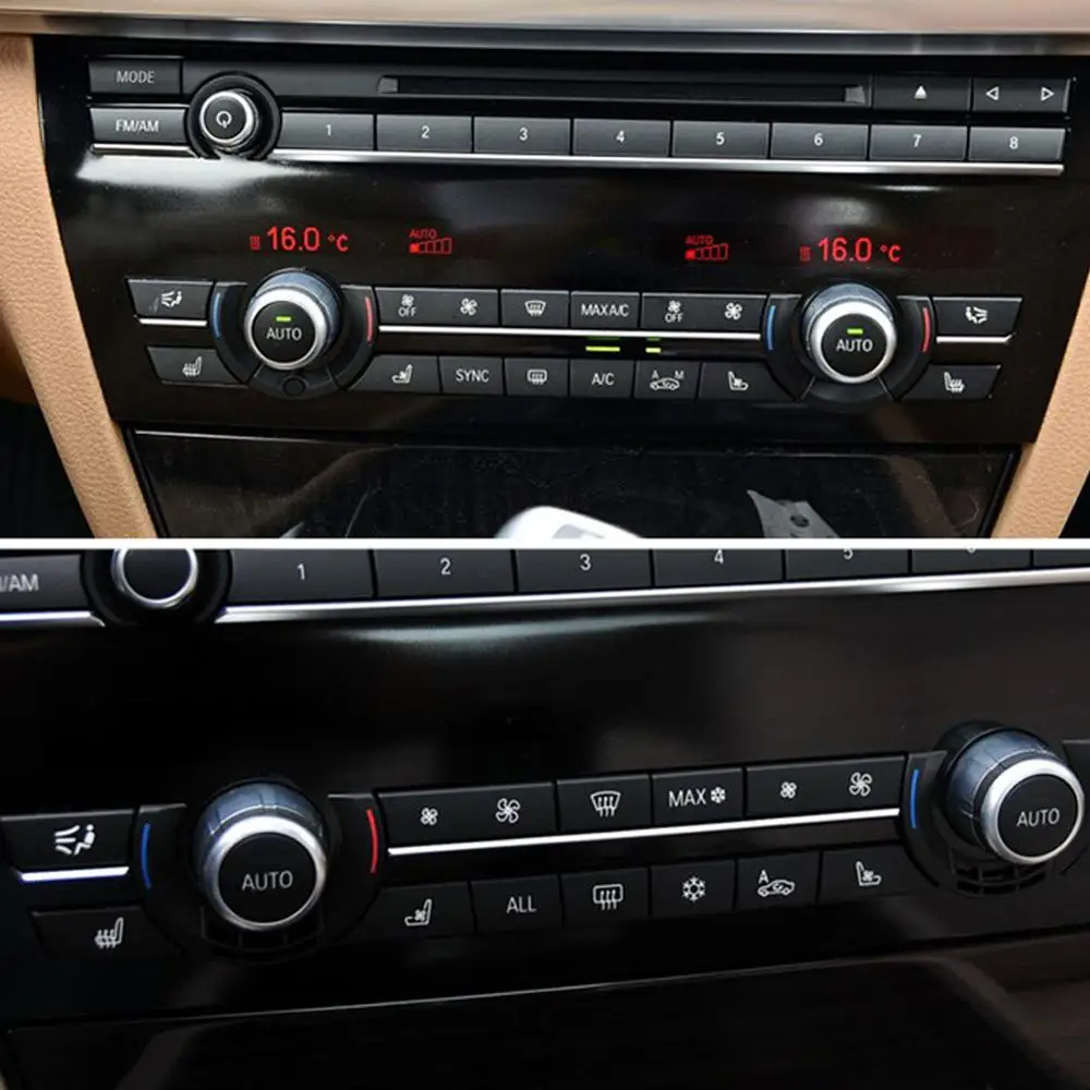 

Car Heater Climate Control wind Volume air conditioning Switch Fan Button Cap Cover Replacement for BMW F02