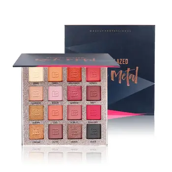 

Beauty Glazed New Arrival Makeup Eyeshadow 16 Colors Pigment Eye Shadow Palette Waterproof Easy to Wear Shimmer Make up Pallete