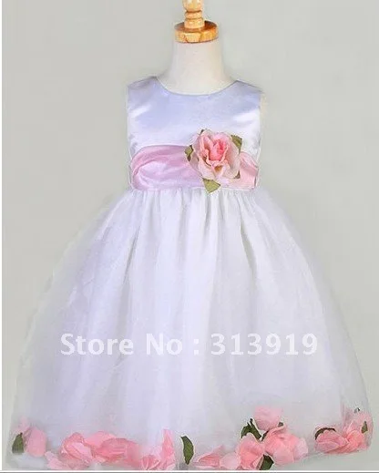 Бесплатная доставка 2017 горячей продажи девушки принцесса платья pageant платья