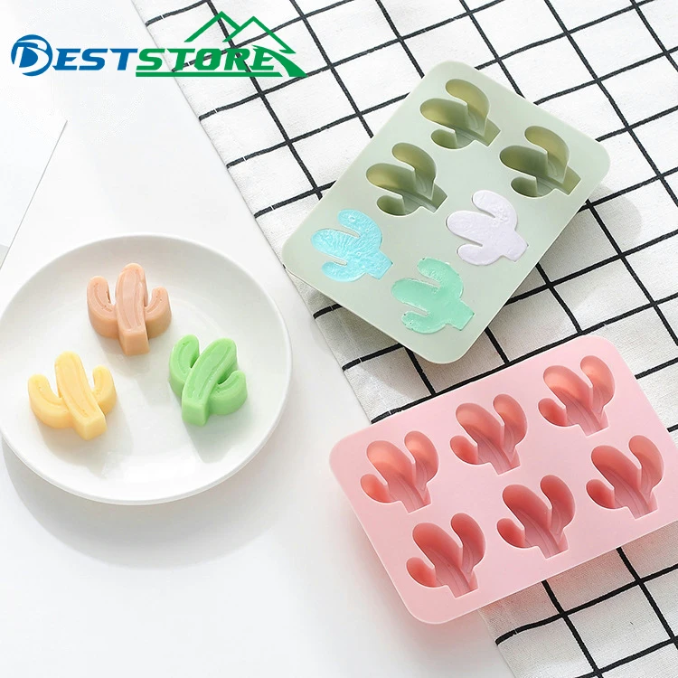 

6 Cactus Oven Baking Mold Baking Tool Diy Tool 6 Continuous Silicone Cake Mold
