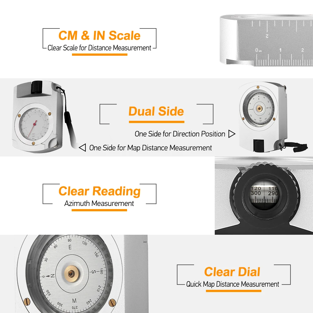 Открытый Кемпинг Туризм портативный карманный многофункциональный компас навигационная карта положение Расстояние Измерительный компас