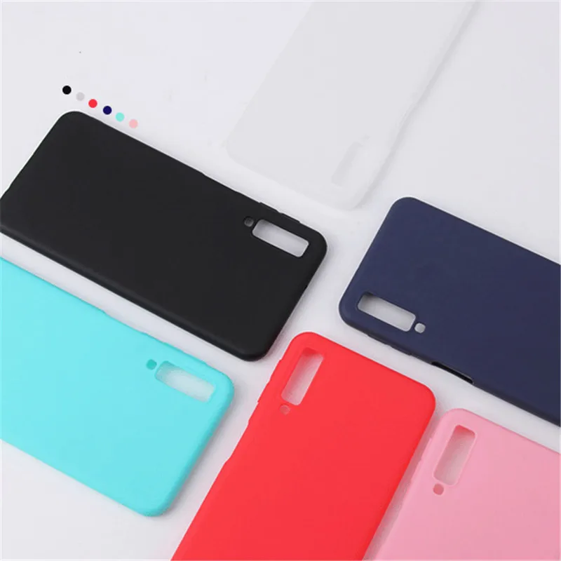 

Candy Deep Blue Color For Samsung Galaxy A3 A5 A6 A7 A8 J3 J4 J6 J7 J8 Plus 2017 2018 EU S6 S7 Edge S8 S9 S10 Plus Lite Cover