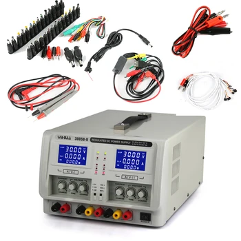 

YIHUA 3005D-II Dual Channel Triple Adjustable Laboratory Lab Switching Digital Linear DC Power Supply 30V 5A 3A + DC JACK