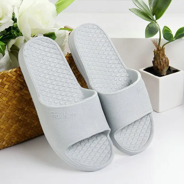 New Style Mens Eva Foam Sole Beach Slippers Casual Anti-slip Hotel Indoor Waterproof Bathing Couple Slipper Slides Plus Size (3)