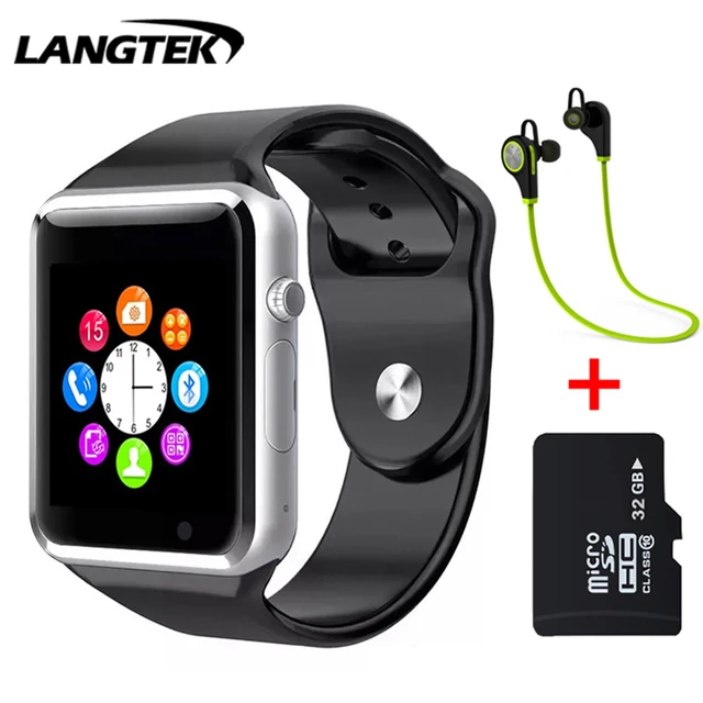 Best Price LANGTEK Bluetooth Smart Watch A5 Sport WristWatch Support SIM TF Card Intelligent Bracelet For Android Phone With Camera