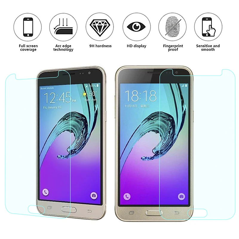 

9H 2.5D Tempered Glass for Samsung Galaxy J3 J5 J7 2016 2015 J310 J510 J710 J300 J500 J700 Screen Protector Protective Film