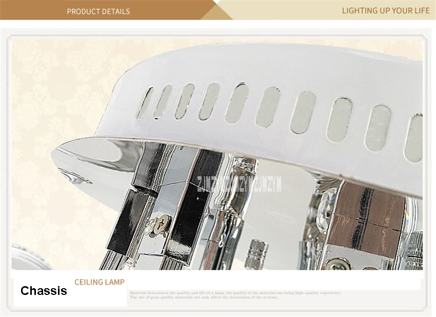 L3508-5 светодиодный хрустальный светильник в европейском стиле для дома, современный светодиодный потолочный светильник для гостиной, спальни, светильник ing 110 В/220 В 65 Вт