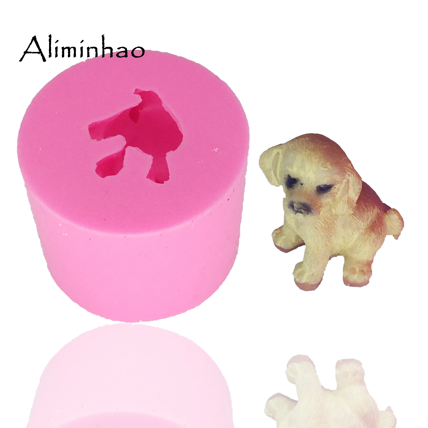 

DY0018 3D Dog DIY Silicone Mold Sugarcraft dessert Candy Chocolate Molds Fondant Cake Decorating Tools