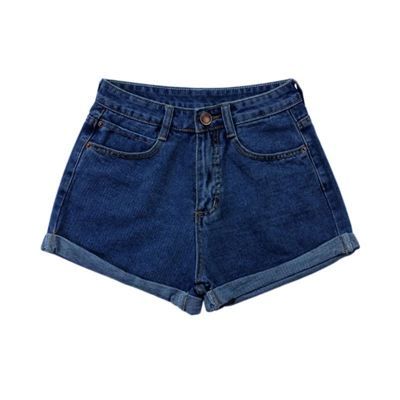

Summer High Waist Stretch Denim Shorts Slim Korean Casual Women Jeans Short Pants S-4XL jeans femme