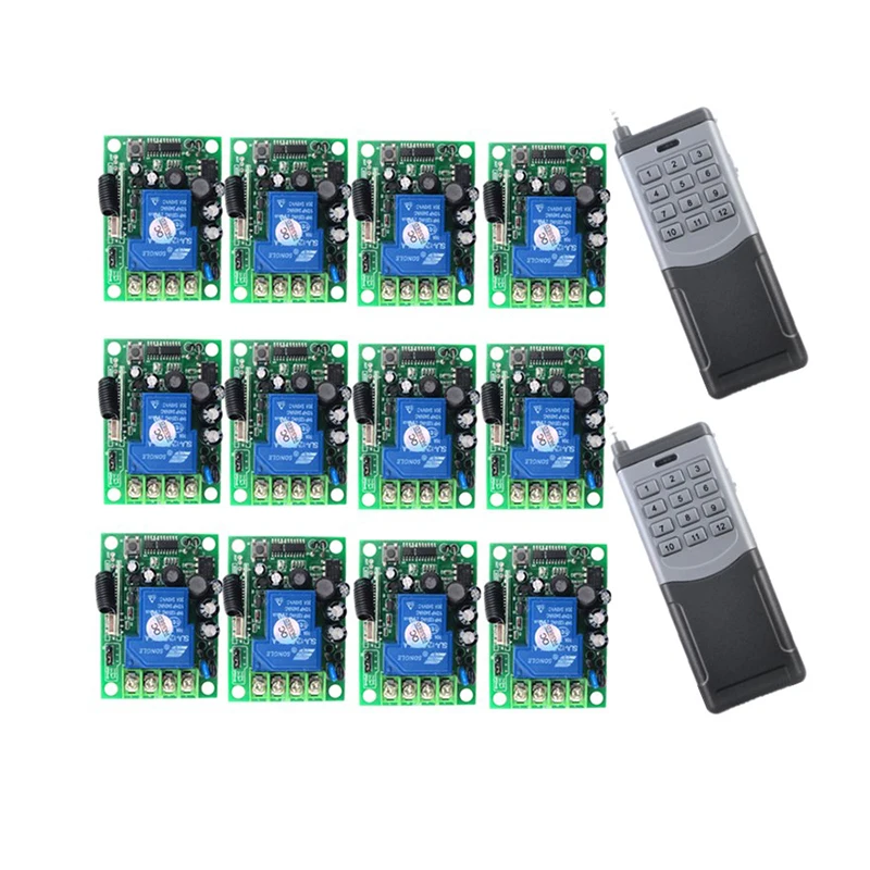 

2000m Wide Range High Power 30A Relay AC 85-265V Wireless RF Remote Control Switch Transmitter & Receiver