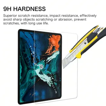 

100pcs/lot Transparent Tempered Glass Screen Film For New iPad Pro 12.9 2018 Explosion-Proof Glass Screen Guard