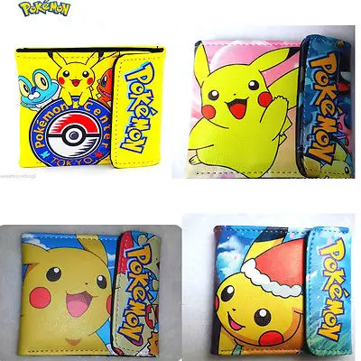 Pokemon Anime Pocket Pikachu Snap Purse Cosplay Pocket Monster Pokemon Wallet Cute Purse For Coins 2016 Fashion Card Holder 