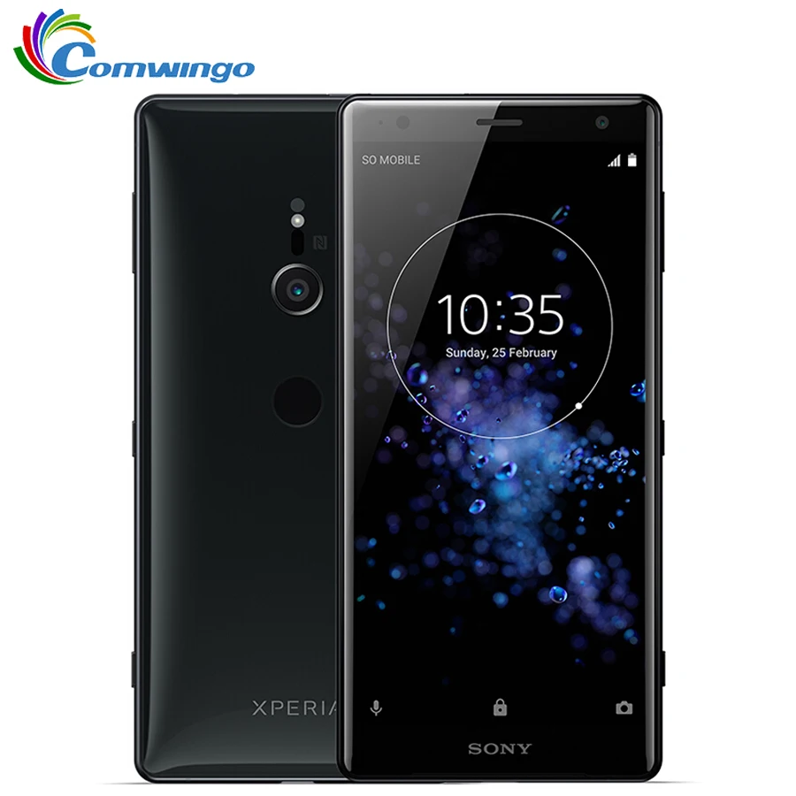 Sony Xperia XZ2 двойной H8296 Оперативная память 6 ГБ Встроенная память 64 Гб 3060 mAh 5,7 "19MP оригинальный desbloqueado GSM двойной сим LTE Android Восьмиядерный huella