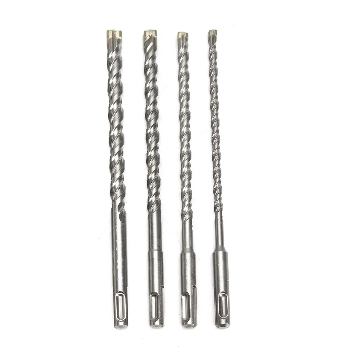 11cm Concrete Drill Bit Double SDS Plus Slot Masonry Hammer Head Tool 5/6/8/10mm High Speed White Steel Wrench For Electric Dril