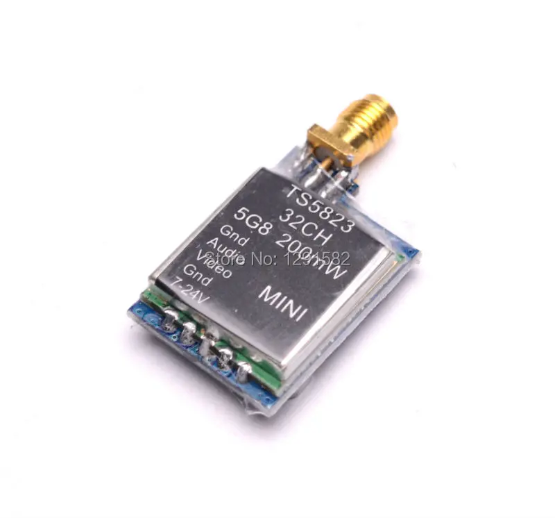TS5823 5.8G 5.8GHz 200mW 32CH Mini FPV Wireless Audio Vedio AV Transmitter For DJI Phantom