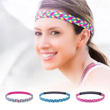 Женская повязка для волос, Спортивная Фитнес-повязка головная для йоги, бега, езды на велосипеде, впитывающие пот, противоскользящая повязка для волос для девочек sh-Hot BB55