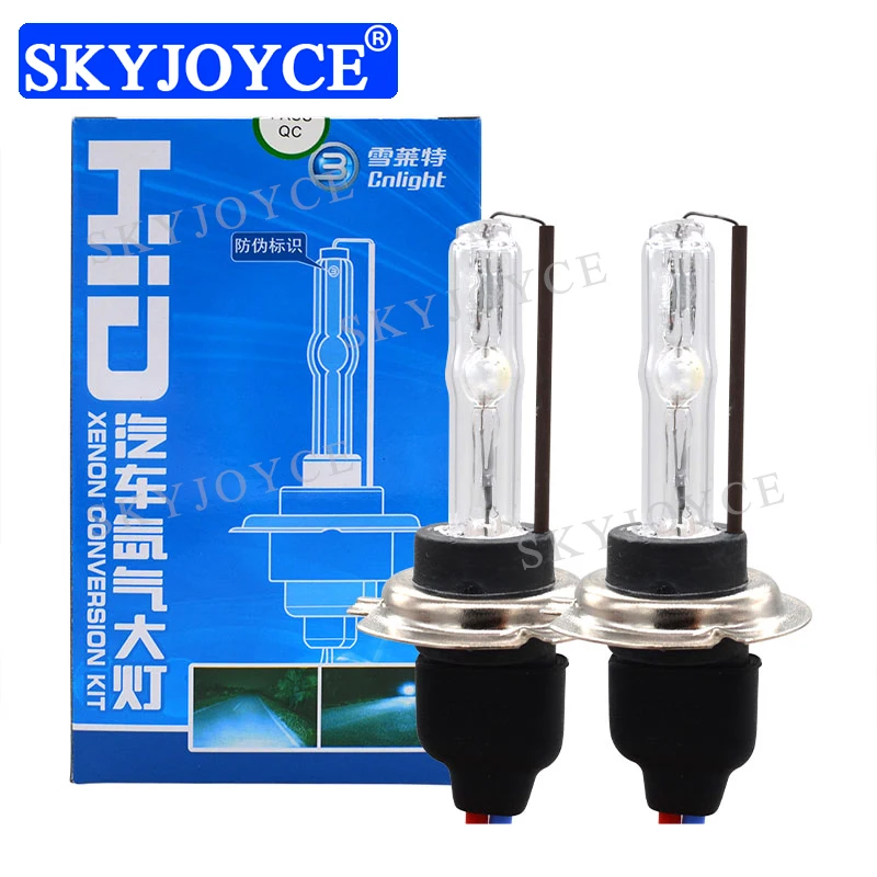 SKYJOYCE 35 Вт 45 Вт HID лампа оригинальная Cnlight HID шариковая лампа для автомобиля HID комплект фар H1 H7 H11 9005 4300 К 6000 К 45 Вт лампочка Cnlight