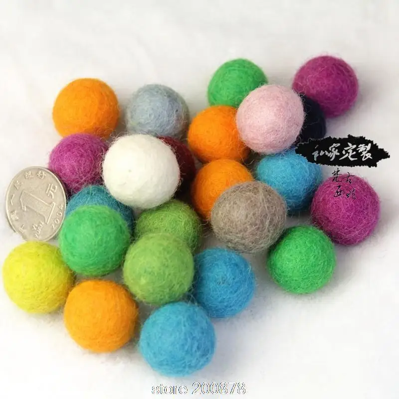 Nepal Handmade Colorful Wool Balls Bag DIY balls Accessories Multi Colors Optional Ball Free