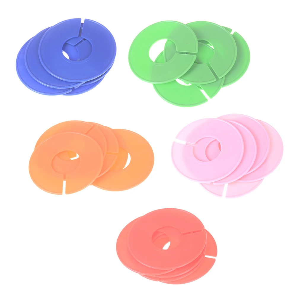 5pcs/lot Size Plastic Clothing Rack Size Dividers Garment Tags Marking