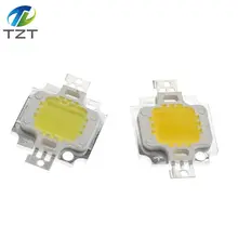 100 шт./лот 10 Вт светодиодный чип лампа 10 Вт светодиодный 900lm светильник белый высокой мощности 20* 48mli чип для прожектора