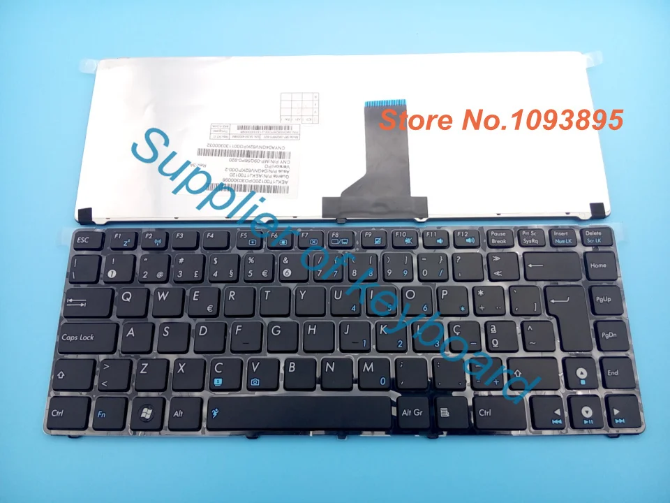 Португальская Клавиатура для ноутбука ASUS A42J X42 UL30 UL80 X43J K43 X43S K42 P43J UL30A UL30V PO Клавиатура ноутбука MP-09Q56P0-920