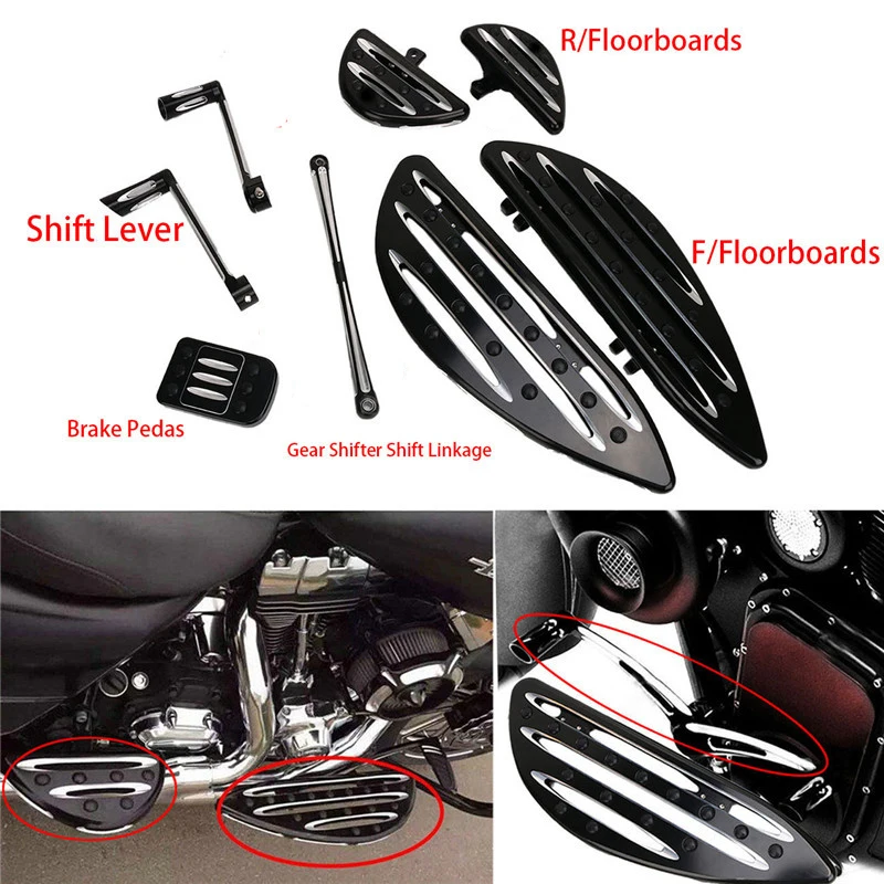 Рычаг переключения передач драйвер Floorboard педаль для ног Harley Dyna Electra Glide