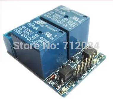 

2 two channel relay module relay expansion board with optocoupler, 3.3V and 12V compatible