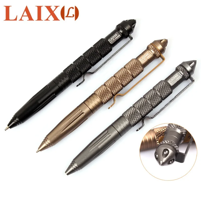 304 Stainless Steel self defense Pen Glass Breaker tactical pen B009–Great Gift 