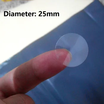 

Diameter 2.5cm Waterproof Circle Transparent Multifunction Adhesive Stickers Gift Party Packing Round PVC Clear Seal Label