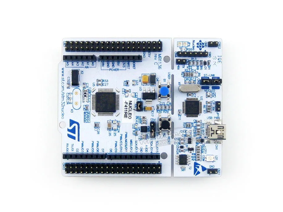 STM32 Борту Nucleo NUCLEO F411RE STM32F411RE Развития Интегрировать ST LINK/V2 1 Отладчик/Программатор