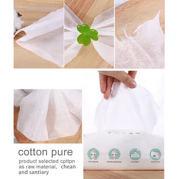 

ISHOWTIENDA Facial Face Mask Cleaning Care Napkins Non-woven Fabric Cotton Makeup Remover Pads Disposable Beauty Towel