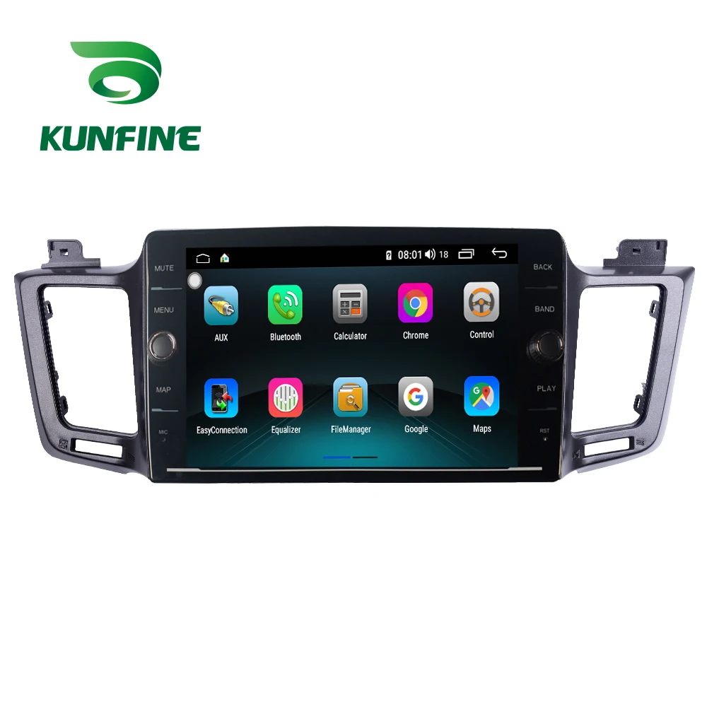 Восьмиядерный 4 Гб ОЗУ 64 ПЗУ Android 8 1 автомобильный DVD GPS плеер Deckless стерео для Toyota RAV4