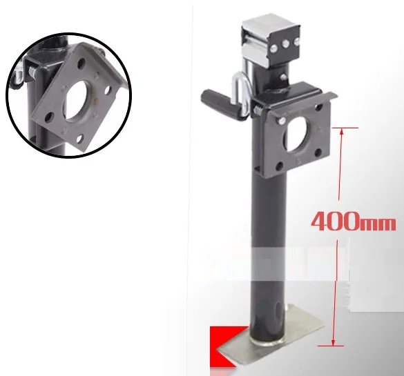 1200KG,381MM welded Trailer jack support carriage car parking frame in