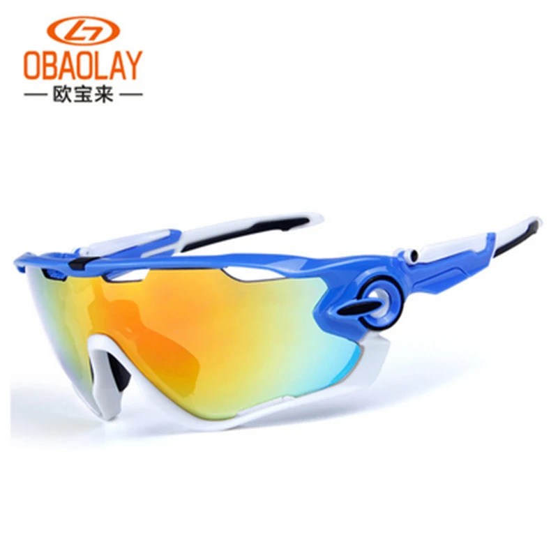 OBAOLAY Ciclismo gafas polarizadas MTB bicicleta gafas Ciclismo gafas Mans Mountain Bike Sport 5 Len gafas de sol OBAOLAY Ciclismo gafas polarizadas MTB bicicleta gafas Ciclismo gafas Mans Mountain Bike Sport 5 Len gafas de sol